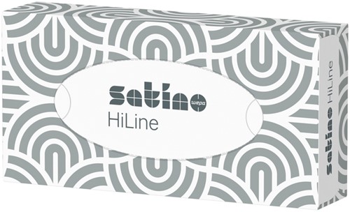 Facial tissues Satino HiLine 2-laags 100 vel wit 206450-2