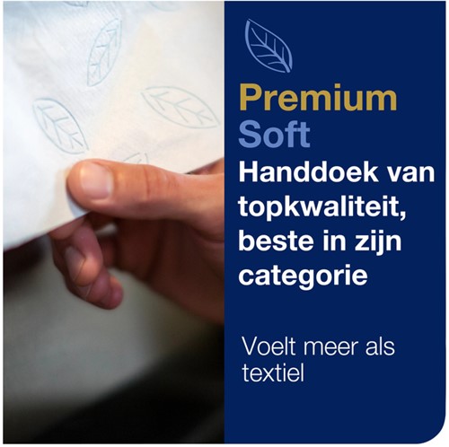 Handdoek Tork H2 Xpress Premium multifold 2-laags 212x255mm 21x150 vel wit 100289-4