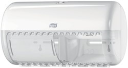 Toiletpapierdispenser Tork T4 Elevation duo wit 557000