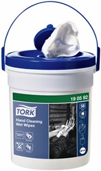 Handreinigingsdoek Tork W14 Premium emmer 1-laags 58 vel wit 190592