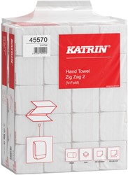 KATRIN Katrin Classic Zig Zag 2 handdoek (pak van 20) (pak 20 x 200 vel)