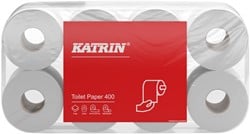 KATRIN CLASSIC toiletpapier 2 laags, 400 vellen (doos 6 x 8 rollen)