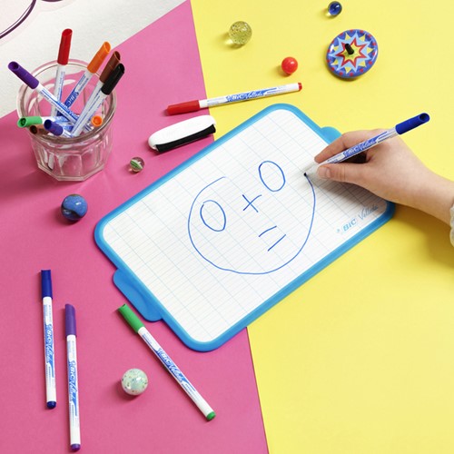 Whiteboardmarker Bic Velleda 1721 rond fijn rood-1
