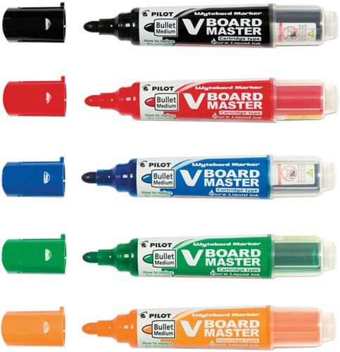 Whiteboardmarker PILOT Begreen rond medium rood-2