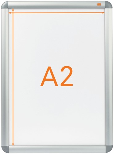 Kliklijst Nobo Premium Plus A2 aluminium-2