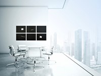 Glasbord Legamaster 60x80cm zwart-3
