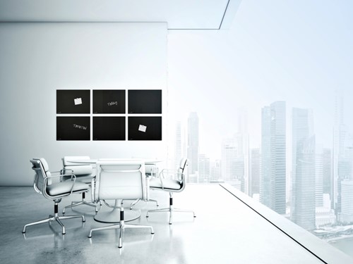 Glasbord Legamaster 60x80cm zwart-3