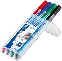 Viltstift Staedtler Lumocolor 305 non permanent correctable F ass 4st-3