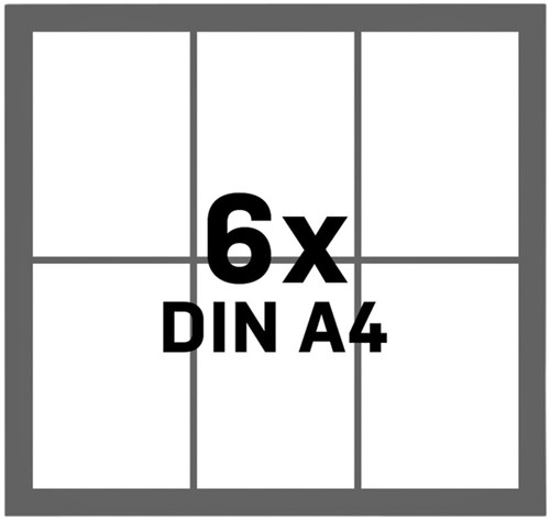 Binnenvitrine Nobo Premium Plus 6xA4 draaideur magnetisch-2