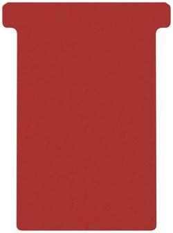 T-kaart Djois formaat 3 77mm rood 100 stuks
