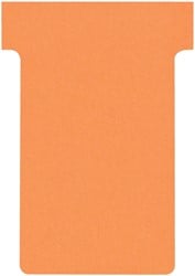 T-kaart Nobo nr.2 48mm oranje 100 stuks