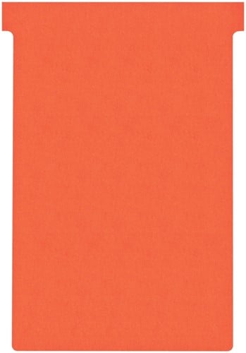 T-kaart Nobo nr.4 112mm rood 100 stuks