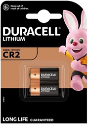 Batterij Duracell 2x CR2 Lithium zwart