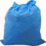 AFVALZAK 70X110CM HDPE BLAUW 81650 DOOS 15 ROL A 20ST.