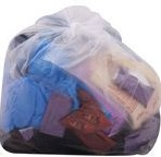 AFVALZAK 46X55CM TRANSPARANT HDPE 81676 DOOS 50 ROL A 50ST.