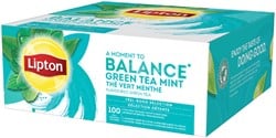 Thee Lipton Balance green tea mint 100x1.5gr
