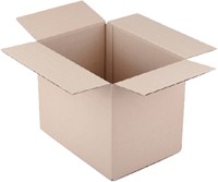Amerikaanse vouwdoos CleverPack 586x386x386mm BC-golf bruin 5 stuks-2