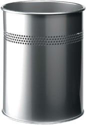 Papierbak Durable 3300-23 15 liter 30mm perforatie zilver