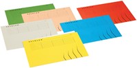 Vouwmap Secolor A4 100% gerecycled karton 250gr geel-3