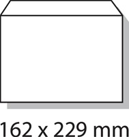 Envelop Quantore bank C5 162x229mm zelfklevend wit 500 stuks-1