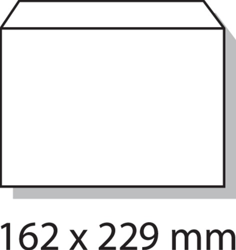 Envelop Quantore bank C5 162x229mm zelfklevend wit 500 stuks-1