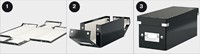 Opbergdoos Leitz Click & Store WOW middel gerecycled karton 281x200x370mm wit-3