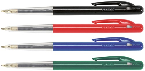 Balpen Bic M10 medium rood-2