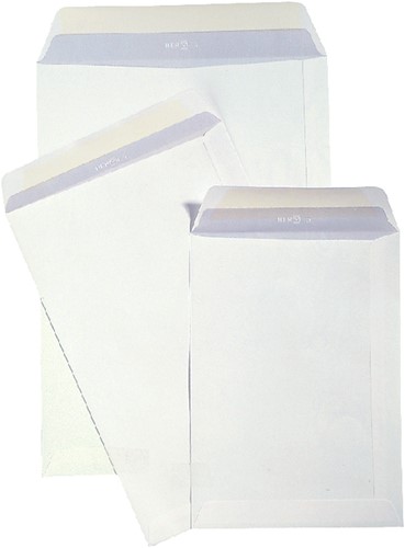 Envelop Hermes akte EC4 240x340mm zelfklevend wit doos à 250 stuks-1