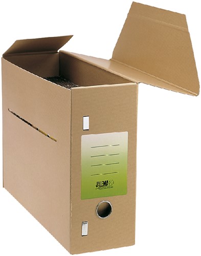 Gemeentearchiefdoos JalemaClipex folio 370x265x115mm bruin-3