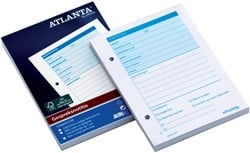 Gespreksnotitieblok Djois Atlanta A6 100 vel wit