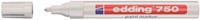 Paintmarker edding 750 op oliebasis 2-4mm wit blister à 1 stuk-1