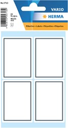 Etiket HERMA 5713 40x55mm schrift grijs kader 24 stuks