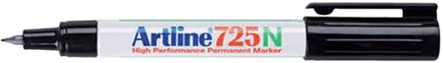 Fineliner Artline 725 rond fijn zwart