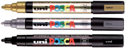Paintmarker Uni POSCA PC3M fijn kaki-6