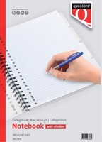 Collegeblok Quantore A4 lijn 23-gaats 4 tabs 200 pagina's 70gr-2