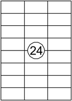 Etiket Avery DP247-100 70x37mm wit 2400 stuks-2