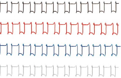 Draadrug GBC 9.5mm 34-rings A4 wit 100 stuks-1