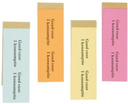 Ticketrollen en consumptiebonnen