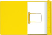 Clipmap Secolor A4 100% gerecycled karton 250gr geel verpakt per 50 stuks