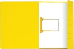Clipmap Secolor A4 100% gerecycled karton 250gr geel verpakt per 10 stuks