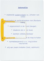 Bundelmechaniek Djois JalemaClip geel 10 stuks-2