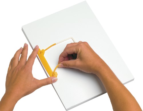 Bundelmechaniek Djois JalemaClip Stick-up zelfklevend geel 10 stuks-2