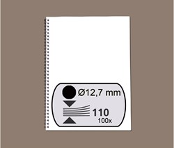 DRAADRUG GBC 12.7MM 34RINGS A4 ZWART