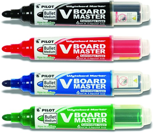 Whiteboardmarker PILOT Begreen rond medium rood-3