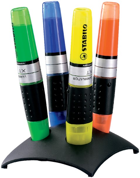 vervoer navigatie Medicinaal Markeerstift STABILO Luminator 7104-2 bureauset à 4 kleuren - Datas Kantoor  Kompleet
