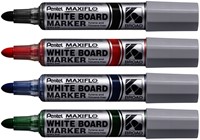 Whiteboardmarker Pentel MWL5M Maxiflo rond 3mm blauw-2