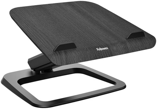Fellowes Hana luxe laptopstandaard met USB (gasveer en van hout)