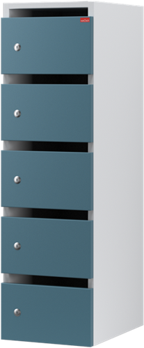 Van Esch Aquarius HP postvakkenkast - Pfleiderer uni kleur - 5 Vakken (HP-1305)