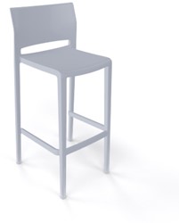 Bakhita barkruk lichtgrijs - 103 cm (Bakhita 76)