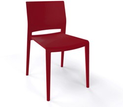Bakhita terrasstoel rood